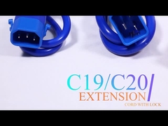 IEC 320 C13-C14 P-Lock-connector