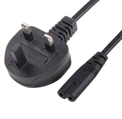 3A 5A 10A Verenigd Koninkrijk Stroomkabel, C7 BS1363 UK 2 pin stroomkabel