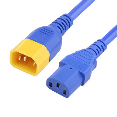 C13 C14 Stroomkabel voor computerverlengkabel UL VDE IEC 1,2m 1,5m 1,8m