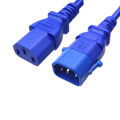 Veiligheid UL aangegeven stroomkabel, localiserbaar elektrisch slot C13 C14 stroomverlengkabel