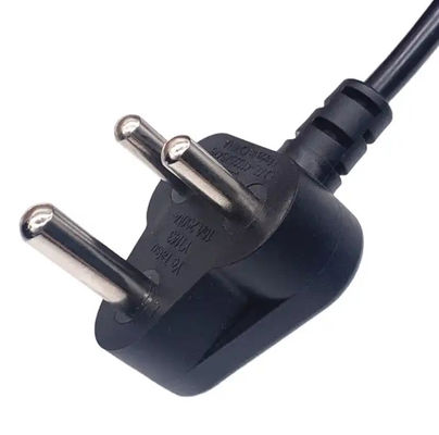 Home Appliance India Power Cord 3 Pin Cable Voor Computer 1,2m 1,5m 1,8m 2m 3m