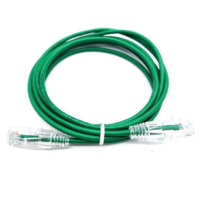 Waterdicht Cat6A UTP 4PR RJ45 Connector 28AWG Patch Cord Cable met PVC Jacket geldt voor LAN-netwerk