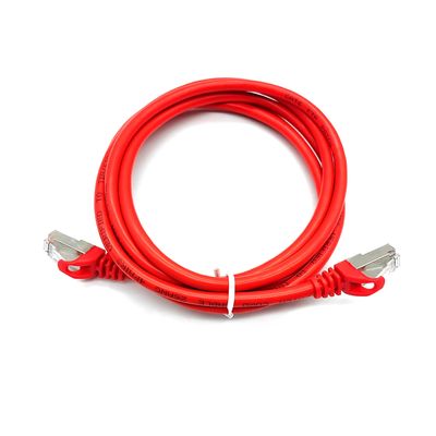 Waterdicht Cat6A RJ45 Patch Cord Cable Customized Length PVC Jacket voor LAN-netwerkverbindingen en -toepassingen